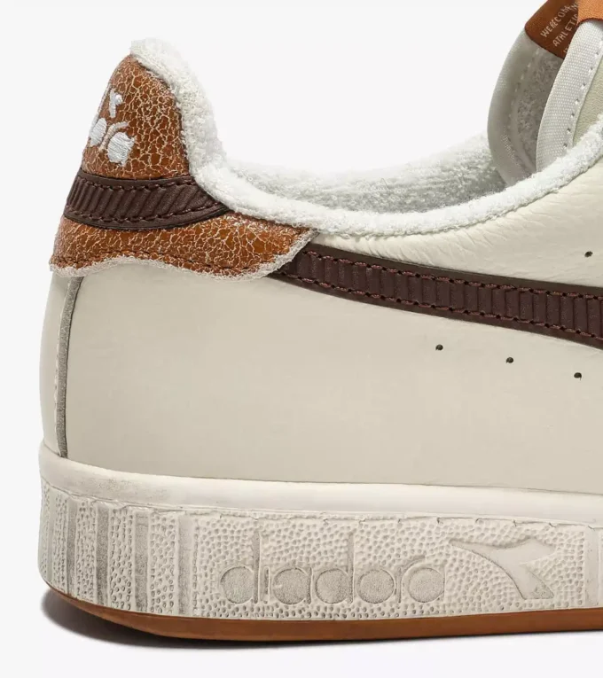 Game Low Stripes Waxed Retro-tennis sneaker Game Low Stripes Waxed Retro-tennis sneaker