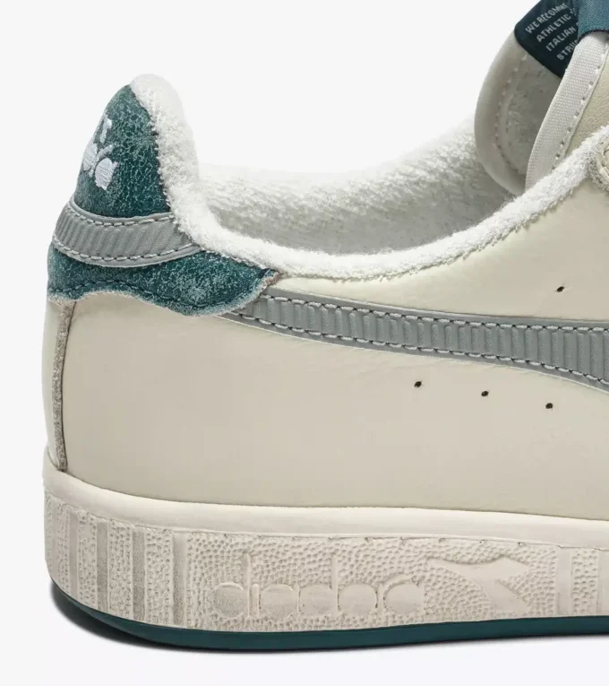 Game Low Stripes Waxed Retro-tennis sneaker Game Low Stripes Waxed Retro-tennis sneaker