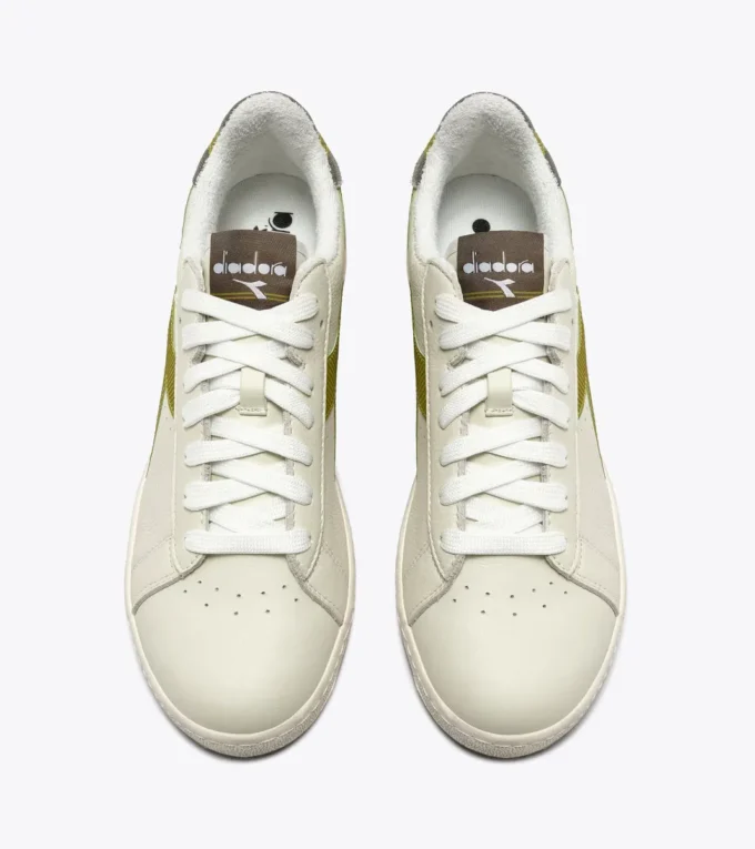 Game Low Stripes Waxed Retro-tennis sneaker Game Low Stripes Waxed Retro-tennis sneaker