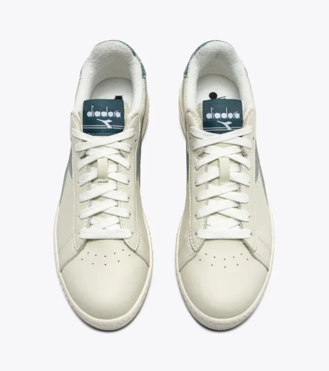 Game Low Stripes Waxed Retro-tennis sneaker Game Low Stripes Waxed Retro-tennis sneaker