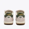 Gold Indoor Metal Terrace-style Leather Sneakers