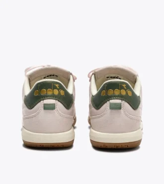 Gold Indoor Metal Terrace-style Leather Sneakers
