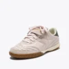 Gold Indoor Metal Terrace-style Leather Sneakers