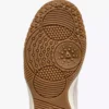 Gold Indoor Metal Terrace-style Leather Sneakers
