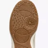 Gold Indoor Metal Terrace-style Leather Sneakers