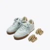 Gold Indoor Metal Terrace-style Leather Sneakers