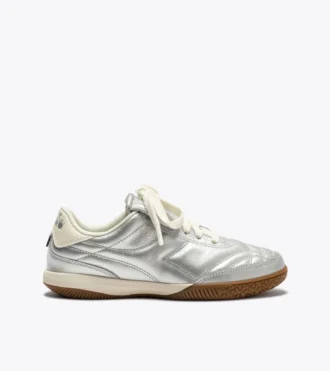 Gold Indoor Metallic Terrace sneakers in laminated leather