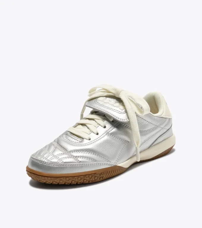 Gold Indoor Metallic Terrace sneakers in laminated leather Gold Indoor Metallic Terrace sneakers in laminated leather