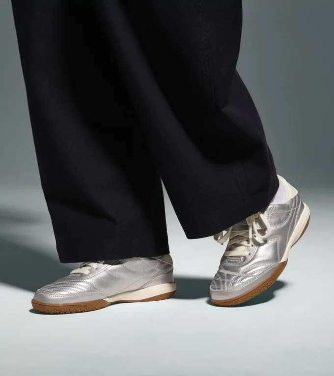 Gold Indoor Metallic Terrace sneakers in laminated leather Gold Indoor Metallic Terrace sneakers in laminated leather