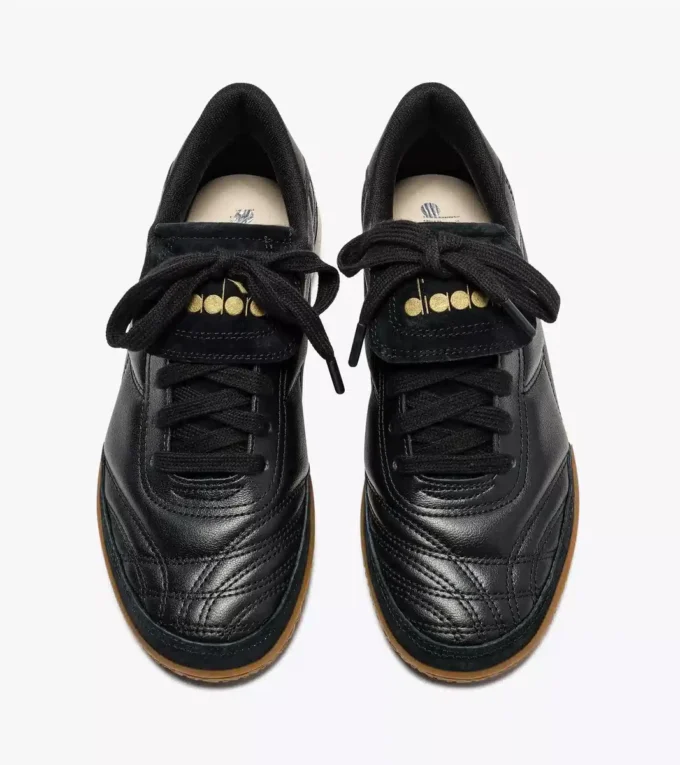 Gold Indoor Terrace Leather Sneakers Gold Indoor Terrace Leather Sneakers