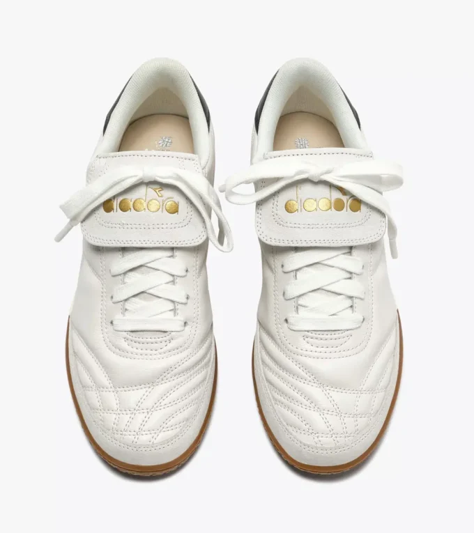 Gold Indoor Terrace Leather Sneakers Gold Indoor Terrace Leather Sneakers
