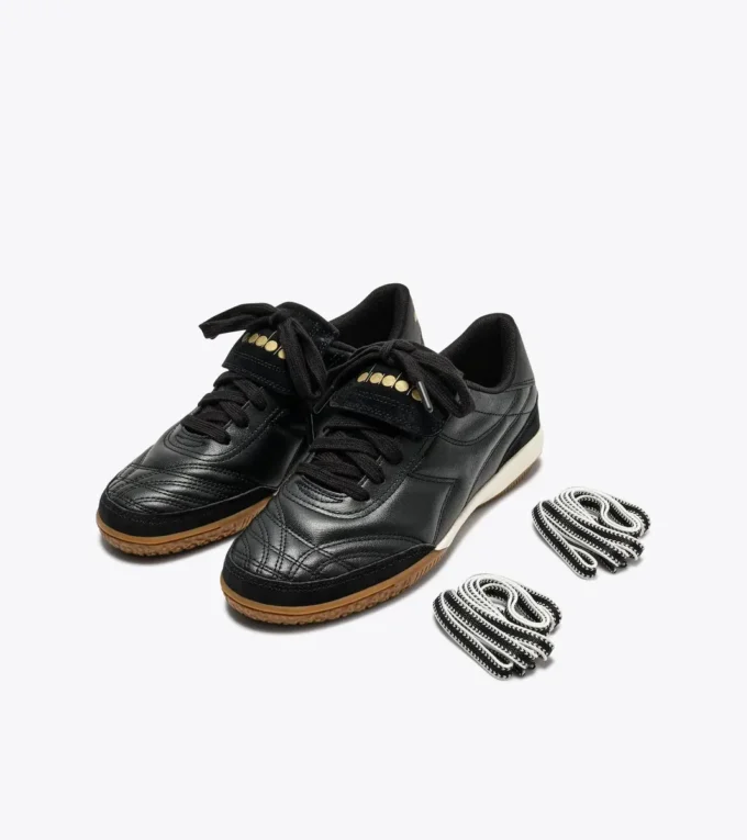 Gold Indoor Terrace Leather Sneakers Gold Indoor Terrace Leather Sneakers