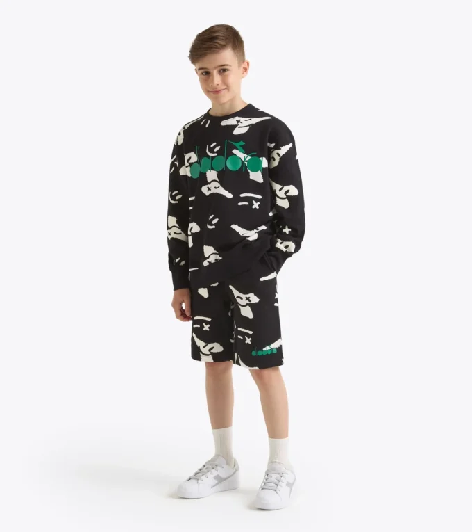 Jb. Sweatshirt Smile Logo Crewneck sweatshirt – Boy Jb. Sweatshirt Smile Logo Crewneck sweatshirt – Boy