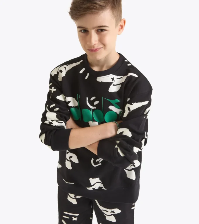 Jb. Sweatshirt Smile Logo Crewneck sweatshirt – Boy Jb. Sweatshirt Smile Logo Crewneck sweatshirt – Boy