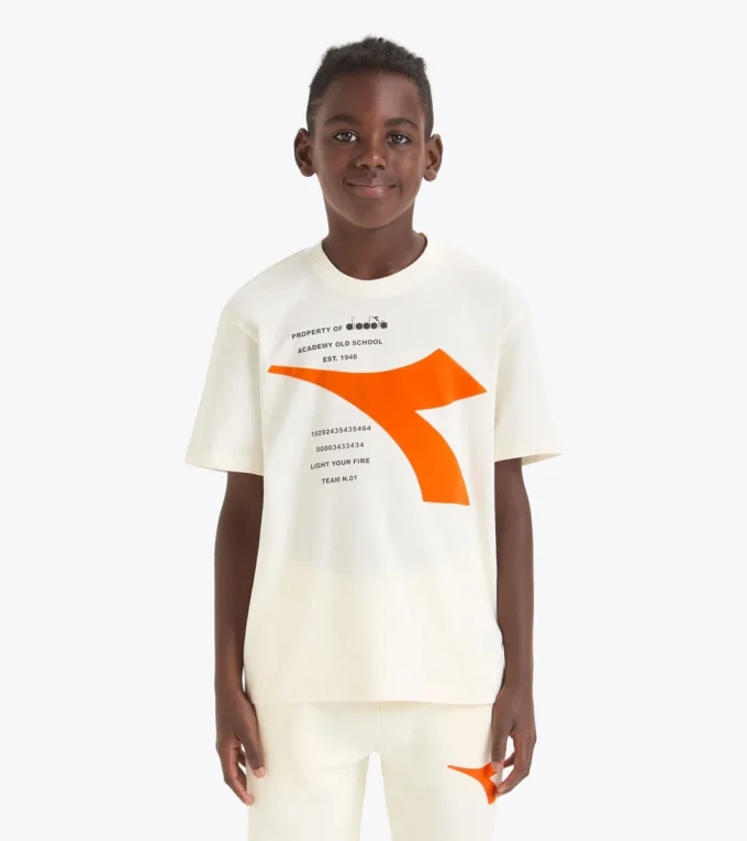 Jb. T-Shirt Ss Fregio T-shirt with a contrasted logo – Boy Jb. T-Shirt Ss Fregio T-shirt with a contrasted logo – Boy