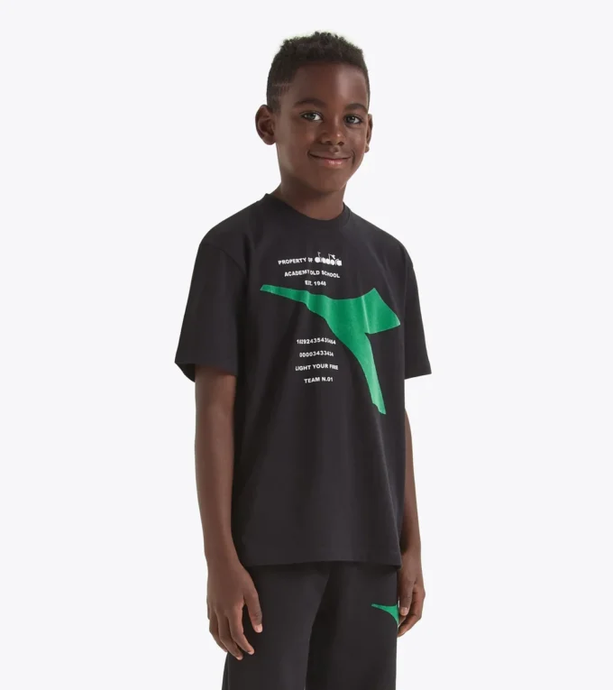Jb. T-Shirt Ss Fregio T-shirt with a contrasted logo – Boy Jb. T-Shirt Ss Fregio T-shirt with a contrasted logo – Boy