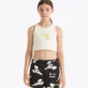 Jg. Crop Top Smile Logo T-shirt cropped logo – Girl Jg. Crop Top Smile Logo T-shirt cropped logo – Girl