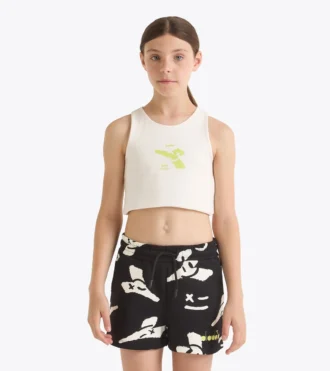 Jg. Crop Top Smile Logo T-shirt cropped logo – Girl