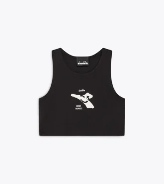 Jg. Crop Top Smile Logo T-shirt cropped logo – Girl