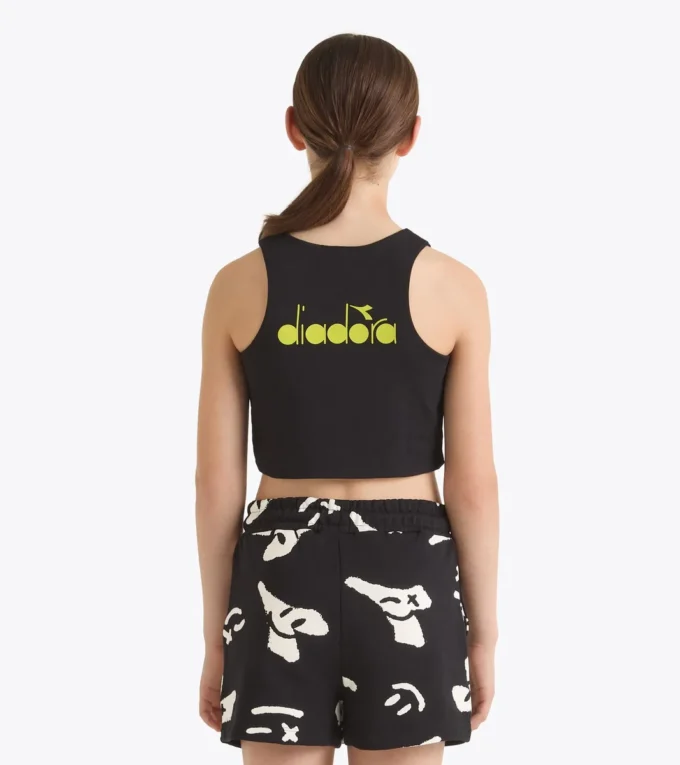 Jg. Crop Top Smile Logo T-shirt cropped logo – Girl Jg. Crop Top Smile Logo T-shirt cropped logo – Girl