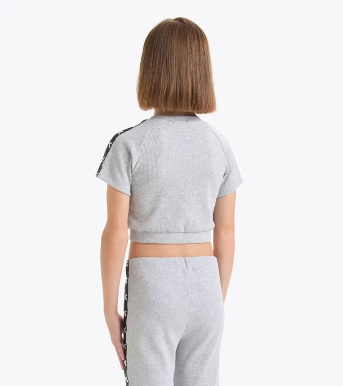Jg. Crop Top Tape Ribbed crop top – Girl Jg. Crop Top Tape Ribbed crop top – Girl