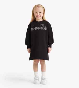 Jg. Dress Rhinestone Td Fleece-lined dress – Girls