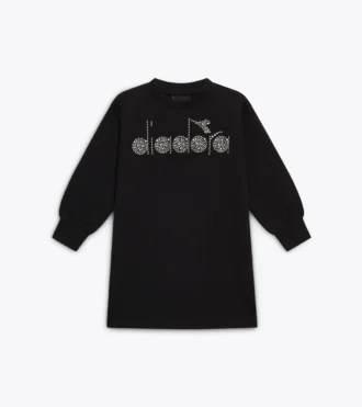 Jg. Dress Rhinestone Td Fleece-lined dress – Girls