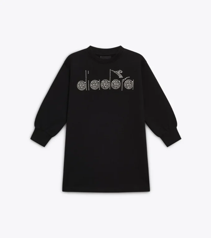 Jg. Dress Rhinestone Td Fleece-lined dress – Girls
