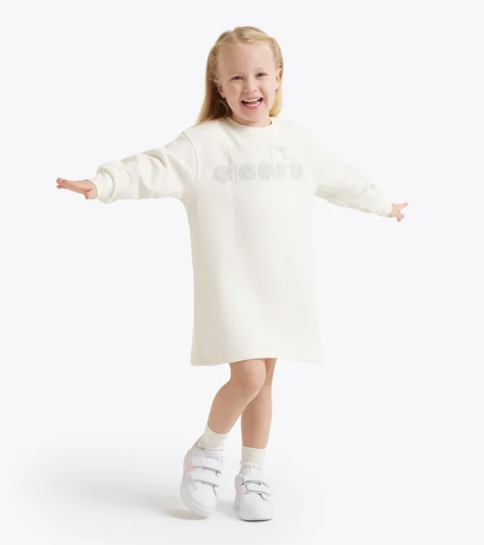 Jg. Dress Rhinestone Td Fleece-lined dress – Girls