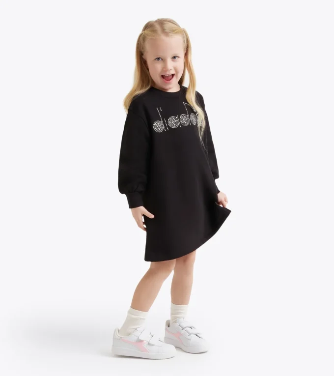 Jg. Dress Rhinestone Td Fleece-lined dress – Girls