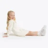 Jg. Dress Rhinestone Td Fleece-lined dress – Girls