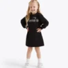 Jg. Dress Rhinestone Td Fleece-lined dress – Girls