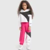 Jg.Hoodie Crop Power Logo Cotton sports sweatshirt – Girls