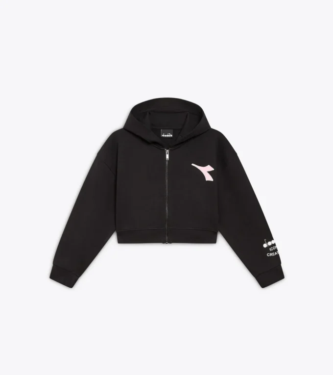 Jg. Hoodie Fz Pink Smile Hoodie with faded details – Girl Jg. Hoodie Fz Pink Smile Hoodie with faded details – Girl