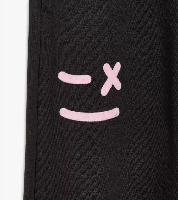 Jg. Jogger Pants Pink Smile Joggers – Fit comfort – Girl Jg. Jogger Pants Pink Smile Joggers – Fit comfort – Girl