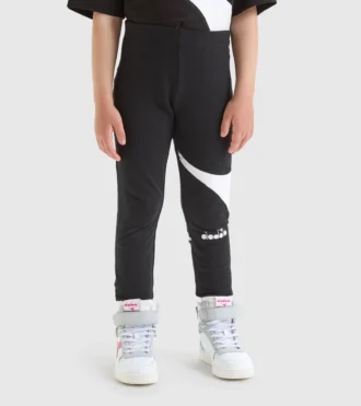 Jg.Leggings Power Logo Stretch cotton terrycloth sports leggings – Girls
