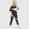 Jg.Leggings Power Logo Stretch cotton terrycloth sports leggings – Girls Jg.Leggings Power Logo Stretch cotton terrycloth sports leggings – Girls