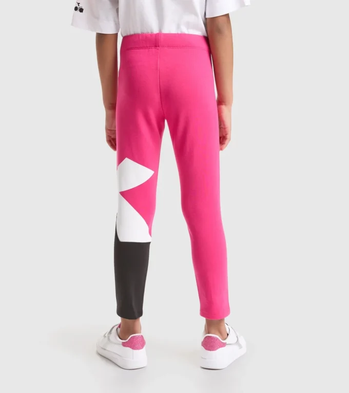 Jg.Leggings Power Logo Stretch cotton terrycloth sports leggings – Girls Jg.Leggings Power Logo Stretch cotton terrycloth sports leggings – Girls