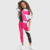 Jg.Leggings Power Logo Stretch cotton terrycloth sports leggings – Girls Jg.Leggings Power Logo Stretch cotton terrycloth sports leggings – Girls