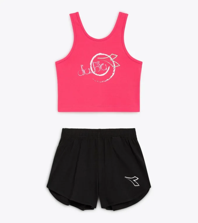 Jg. Set Essential Sports Sl Sports set – Tank top and shorts – Girls