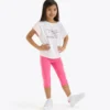Jg. Set Ss Puzzles Sports set – T-shirt and leggings – Girl