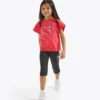 Jg. Set Ss Puzzles Sports set – T-shirt and leggings – Girl