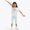 Jg. Set Ss Puzzles Sports set – T-shirt and leggings – Girl