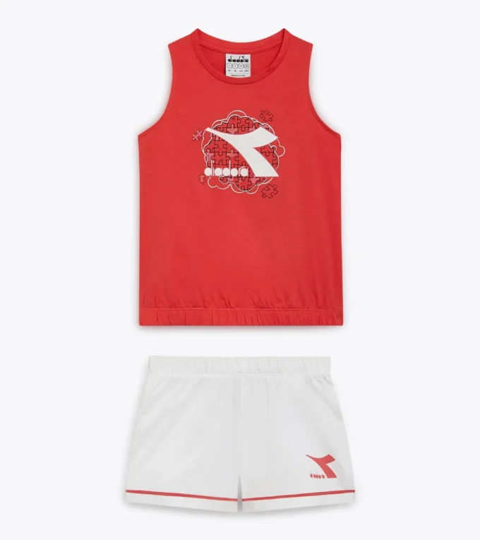 Jg. Set Ss Puzzles Sports set – Tank top and shorts – Girl