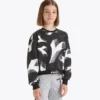 Jg. Sweatshirt Crop Aop Cropped sweatshirt – Girl Jg. Sweatshirt Crop Aop Cropped sweatshirt – Girl
