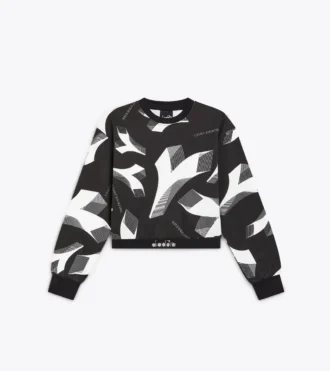 Jg. Sweatshirt Crop Aop Cropped sweatshirt – Girl