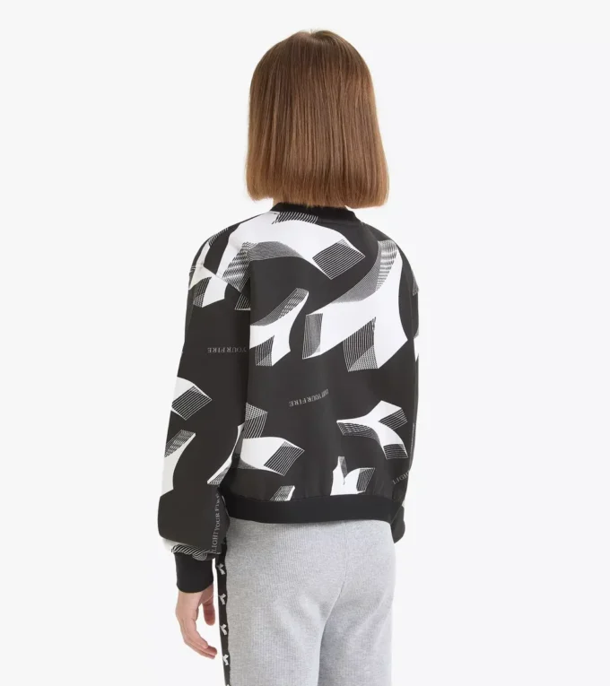 Jg. Sweatshirt Crop Aop Cropped sweatshirt – Girl Jg. Sweatshirt Crop Aop Cropped sweatshirt – Girl