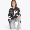 Jg. Sweatshirt Crop Aop Cropped sweatshirt – Girl Jg. Sweatshirt Crop Aop Cropped sweatshirt – Girl
