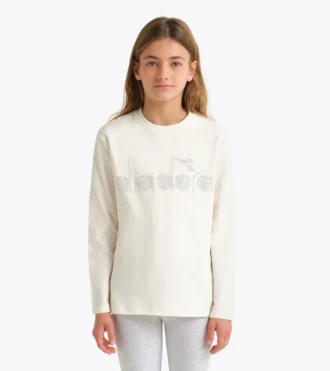 Jg. T-Shirt Ls Rhinestone Long-sleeved t-shirt – Girls