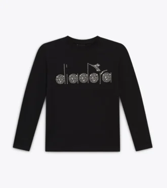Jg. T-Shirt Ls Rhinestone Long-sleeved t-shirt – Girls